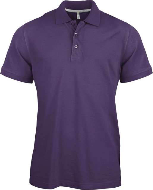 Kariban Men's Short-sleeved Polo Shirt - Kariban Men's Short-sleeved Polo Shirt - Purple