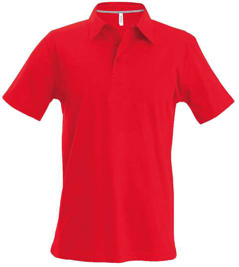 Kariban Men's Short-sleeved Polo Shirt - Kariban Men's Short-sleeved Polo Shirt - Cherry Red