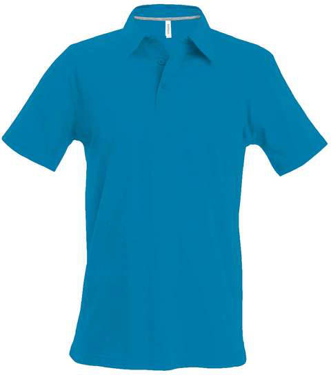 Kariban Men's Short-sleeved Polo Shirt - blue