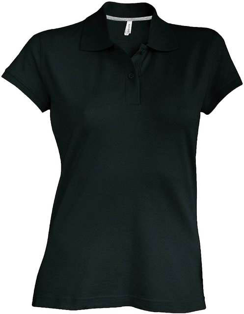 Kariban Ladies' Short-sleeved Polo Shirt - černá