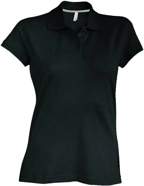 Kariban Ladies' Short-sleeved Polo Shirt - schwarz