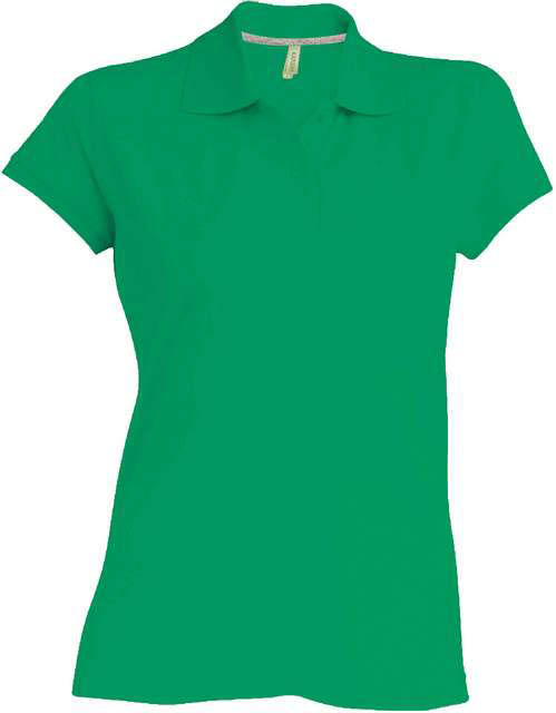 Kariban Ladies' Short-sleeved Polo Shirt - Kariban Ladies' Short-sleeved Polo Shirt - Kelly Green
