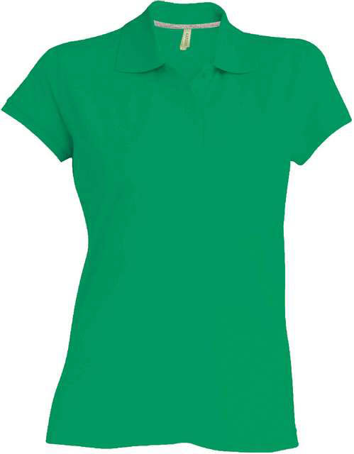 Kariban Ladies' Short-sleeved Polo Shirt - zelená