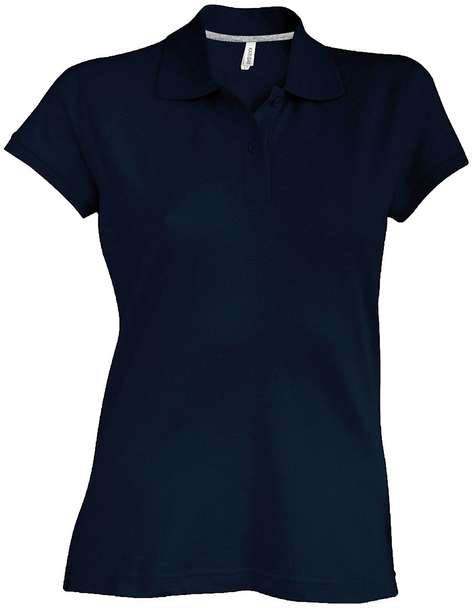 Kariban Ladies' Short-sleeved Polo Shirt - blau