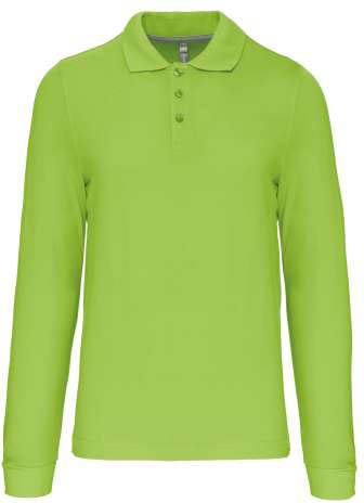 Kariban Men's Long-sleeved Polo Shirt - Grün