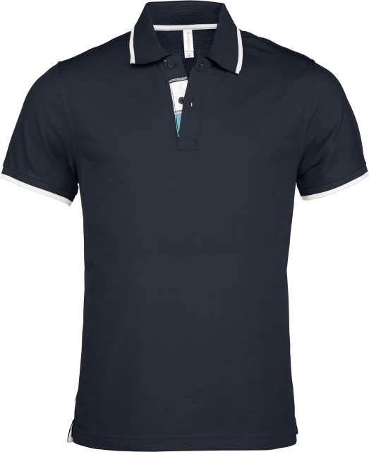 Kariban Men's Short-sleeved Polo Shirt - blue