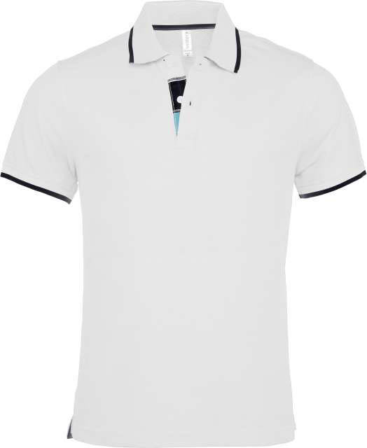 Kariban Men's Short-sleeved Polo Shirt - Kariban Men's Short-sleeved Polo Shirt - White