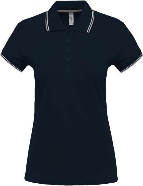 Kariban Ladies' Short-sleeved Polo Shirt - blau