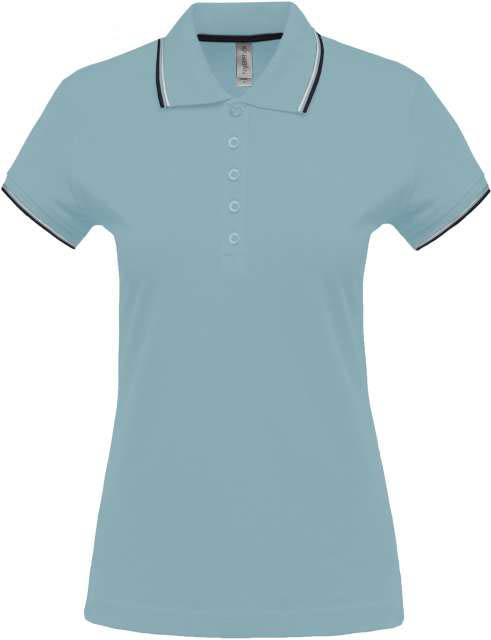 Kariban Ladies' Short-sleeved Polo Shirt - Kariban Ladies' Short-sleeved Polo Shirt - Sky