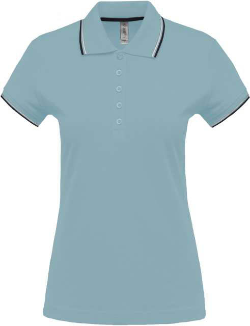 Kariban Ladies' Short-sleeved Polo Shirt - blau