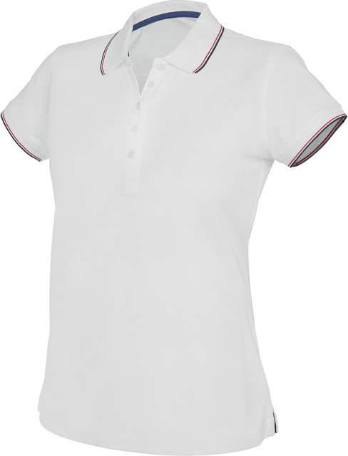 Kariban Ladies' Short-sleeved Polo Shirt - Kariban Ladies' Short-sleeved Polo Shirt - White