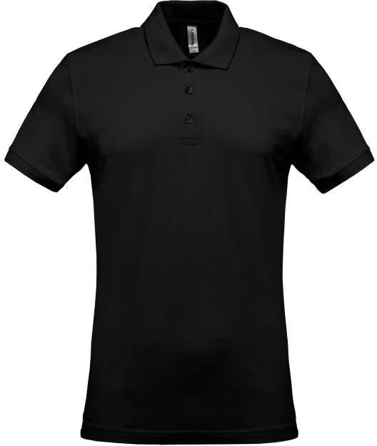 Kariban Men's Short-sleeved PiquÉ Polo Shirt - černá