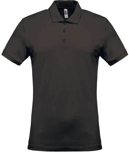 Kariban Men's Short-sleeved PiquÉ Polo Shirt - šedá