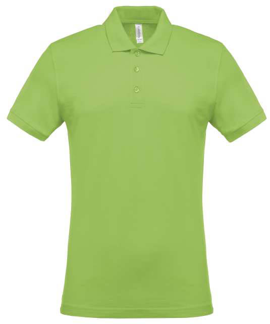 Kariban Men's Short-sleeved PiquÉ Polo Shirt - Kariban Men's Short-sleeved PiquÉ Polo Shirt - Lime