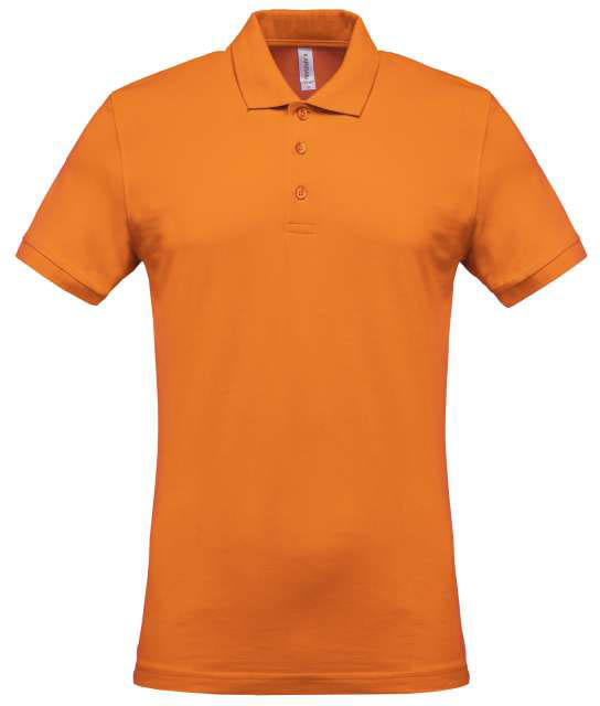 Kariban Men's Short-sleeved PiquÉ Polo Shirt - Kariban Men's Short-sleeved PiquÉ Polo Shirt - Tennessee Orange