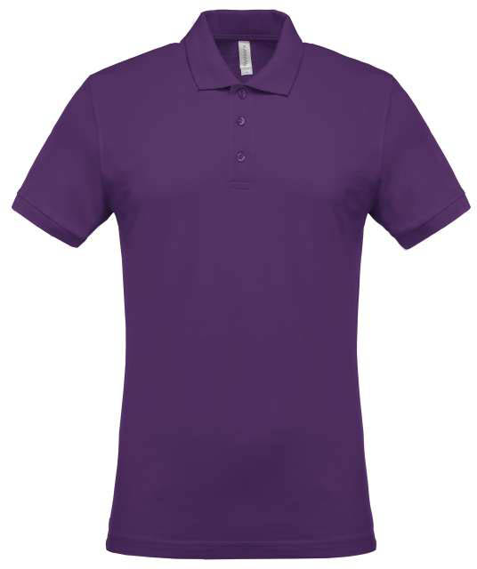 Kariban Men's Short-sleeved PiquÉ Polo Shirt - fialová