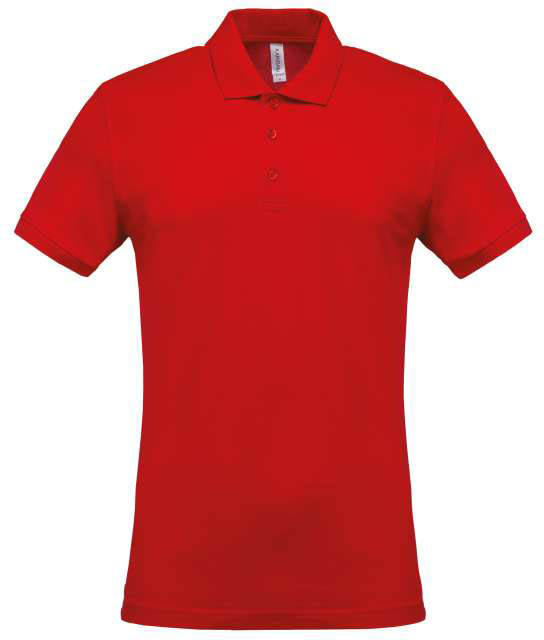 Kariban Men's Short-sleeved PiquÉ Polo Shirt - red