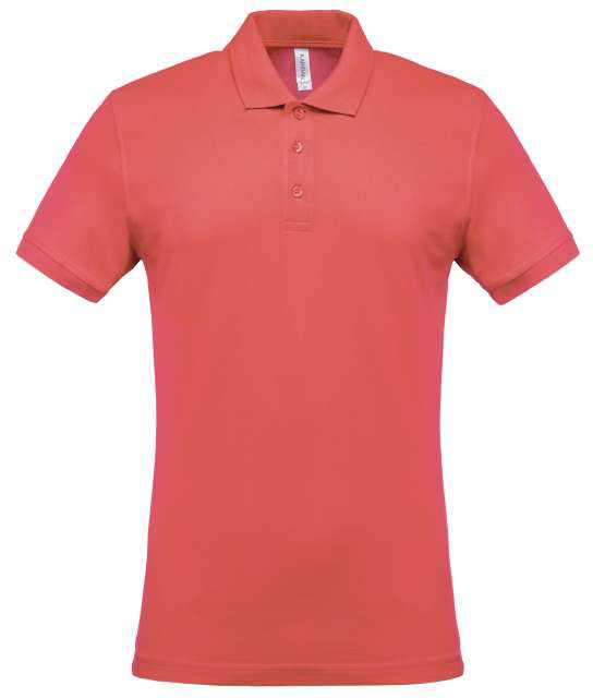 Kariban Men's Short-sleeved PiquÉ Polo Shirt - ružová