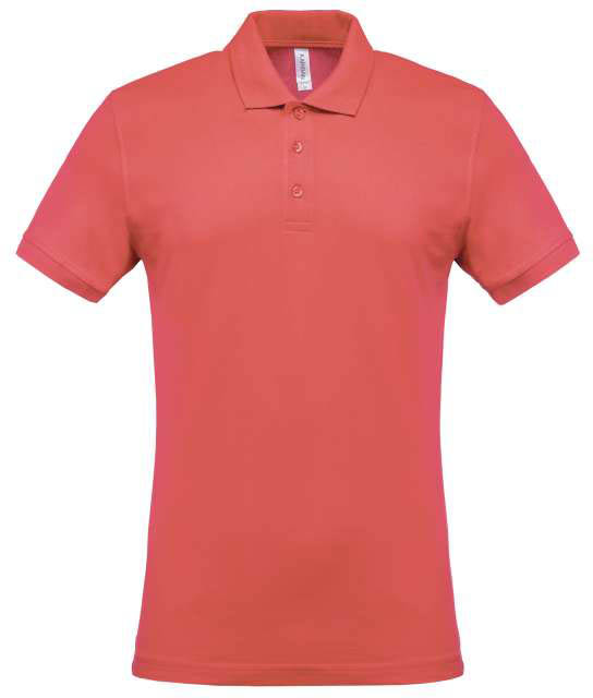 Kariban Men's Short-sleeved PiquÉ Polo Shirt - růžová