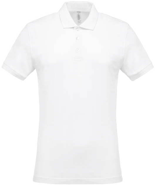 Kariban Men's Short-sleeved PiquÉ Polo Shirt - Kariban Men's Short-sleeved PiquÉ Polo Shirt - White