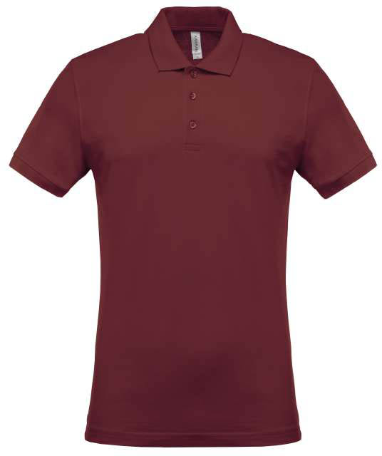 Kariban Men's Short-sleeved PiquÉ Polo Shirt - červená