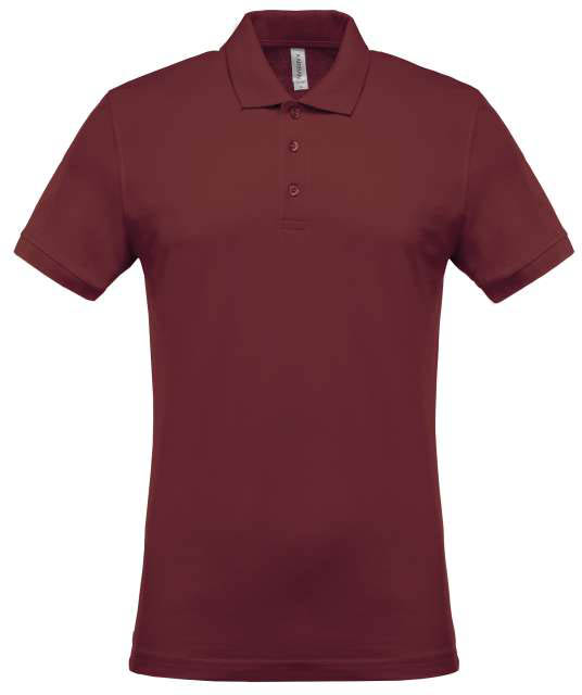 Kariban Men's Short-sleeved PiquÉ Polo Shirt - Kariban Men's Short-sleeved PiquÉ Polo Shirt - Maroon