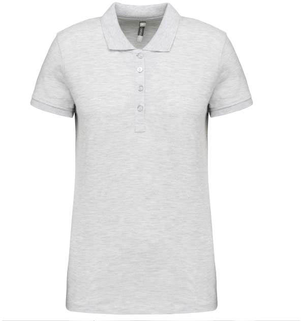 Kariban Ladies’ Short-sleeved PiquÉ Polo Shirt - Kariban Ladies’ Short-sleeved PiquÉ Polo Shirt - Ash Grey