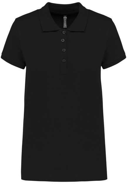 Kariban Ladies’ Short-sleeved PiquÉ Polo Shirt - Kariban Ladies’ Short-sleeved PiquÉ Polo Shirt - Black