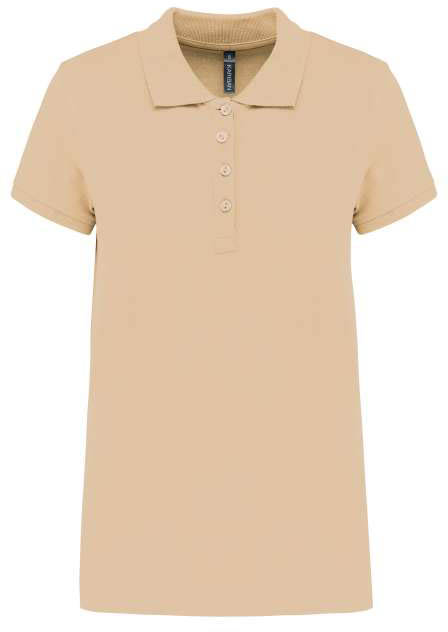 Kariban Ladies’ Short-sleeved PiquÉ Polo Shirt - hnedá