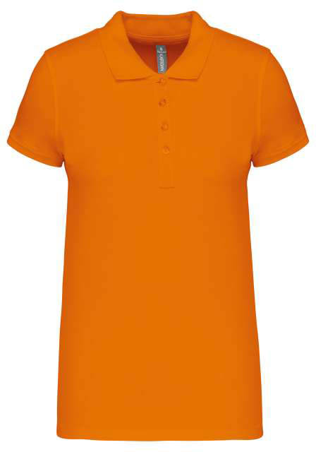 Kariban Ladies’ Short-sleeved PiquÉ Polo Shirt - oranžová