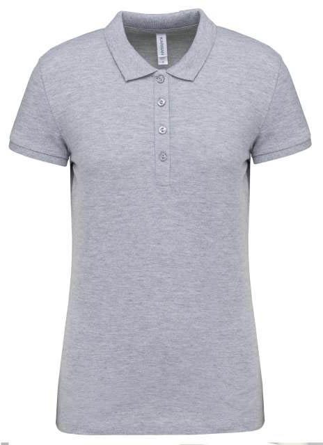 Kariban Ladies’ Short-sleeved PiquÉ Polo Shirt - šedá