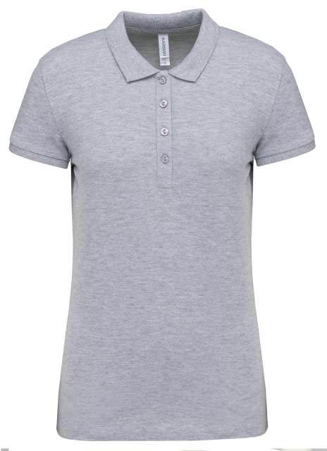 Kariban Ladies’ Short-sleeved PiquÉ Polo Shirt - grey