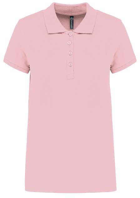 Kariban Ladies’ Short-sleeved PiquÉ Polo Shirt - Kariban Ladies’ Short-sleeved PiquÉ Polo Shirt - Light Pink