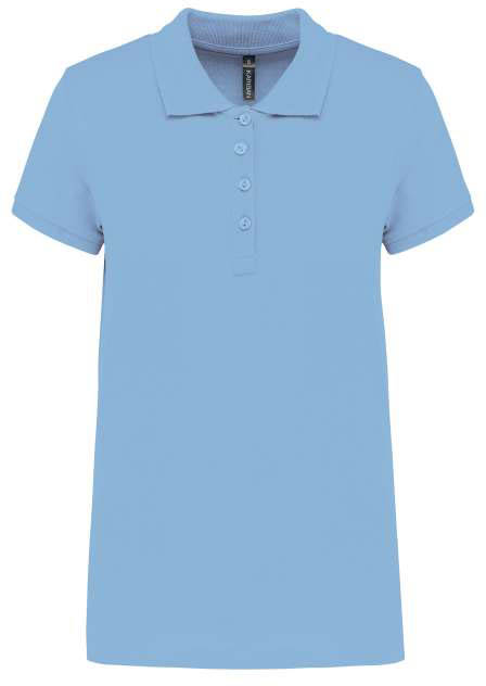 Kariban Ladies’ Short-sleeved PiquÉ Polo Shirt - modrá