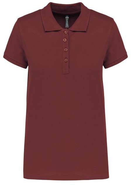 Kariban Ladies’ Short-sleeved PiquÉ Polo Shirt - Kariban Ladies’ Short-sleeved PiquÉ Polo Shirt - Maroon