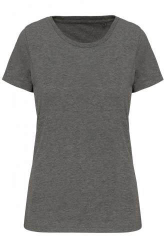 Kariban Ladies' Supima® Crew Neck Short Sleeve T-shirt - Kariban Ladies' Supima® Crew Neck Short Sleeve T-shirt - Graphite Heather