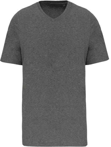 Kariban Men's Supima®  V-neck Short Sleeve T-shirt - Kariban Men's Supima®  V-neck Short Sleeve T-shirt - 