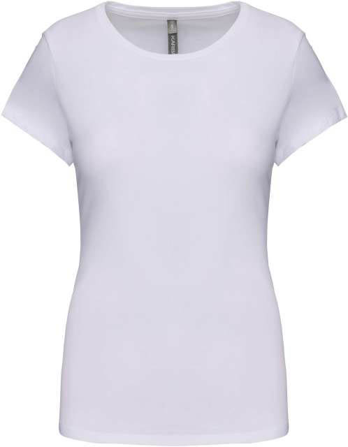 Kariban Ladies' Short-sleeved Crew Neck T-shirt - white