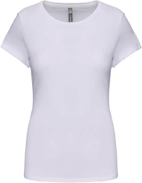 Kariban Ladies' Short-sleeved Crew Neck T-shirt - Kariban Ladies' Short-sleeved Crew Neck T-shirt - White