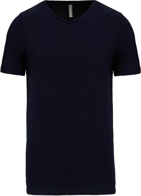 Kariban Men's Short-sleeved V-neck T-shirt - Kariban Men's Short-sleeved V-neck T-shirt - Navy