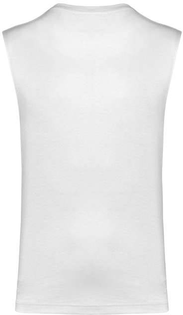 Kariban Eco-friendly Men Sleeveless T-shirt - biela