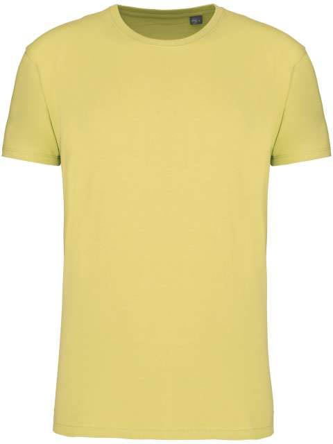 Kariban Bio150ic Men's Round Neck T-shirt - žltá