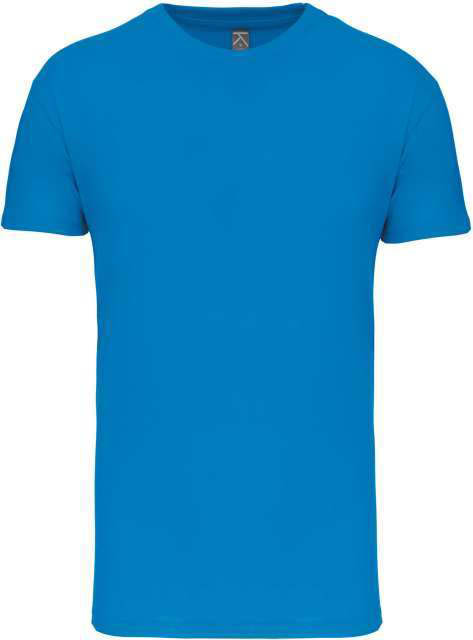 Kariban Bio150ic Men's Round Neck T-shirt - modrá