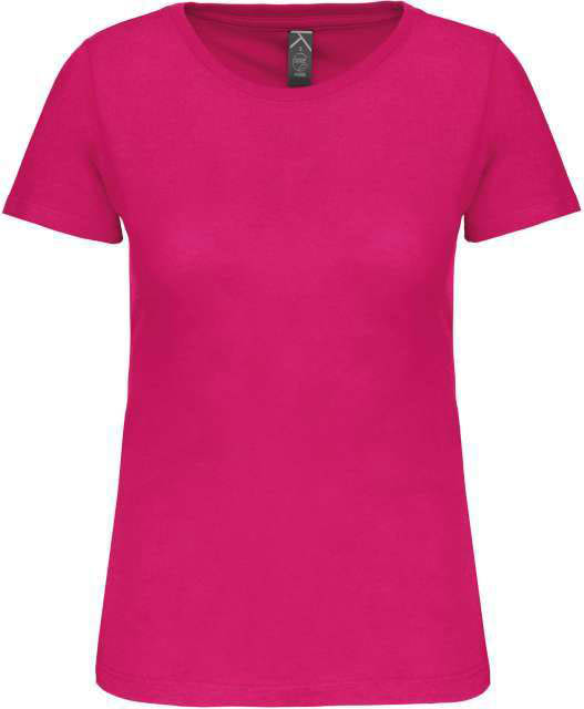 Kariban Ladies' Bio150ic Crew Neck T-shirt - ružová