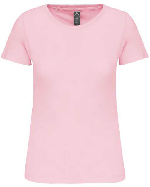 Kariban Ladies' Bio150ic Crew Neck T-shirt - ružová