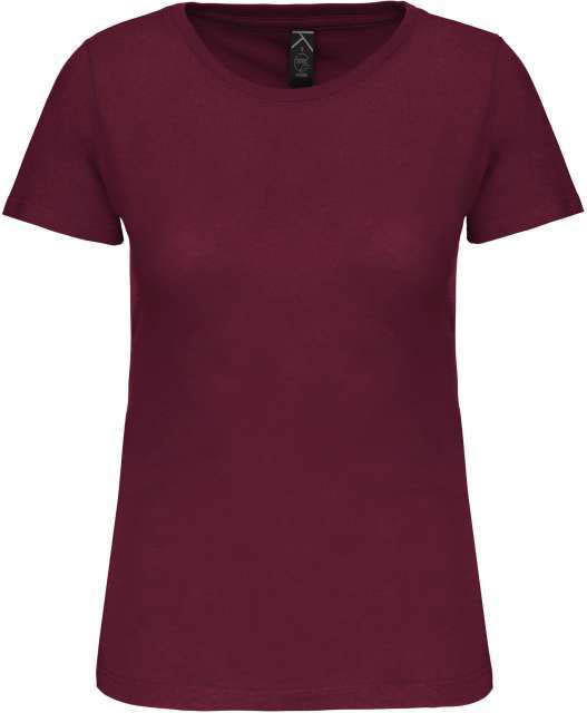 Kariban Ladies' Bio150ic Crew Neck T-shirt - Kariban Ladies' Bio150ic Crew Neck T-shirt - Maroon