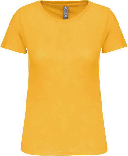 Kariban Ladies' Bio150ic Crew Neck T-shirt - žltá