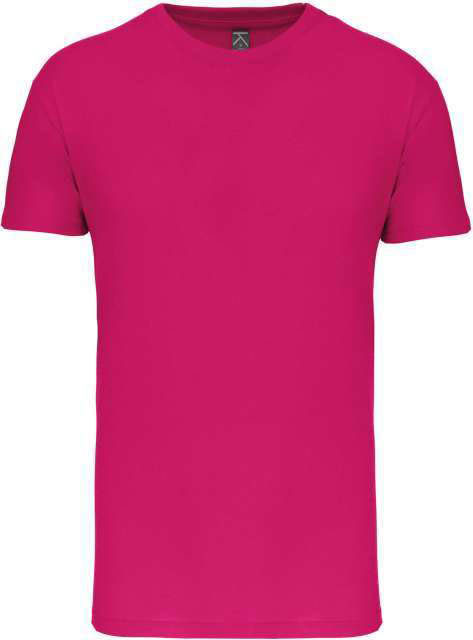 Kariban Kids' Bio150ic Crew Neck T-shirt - růžová