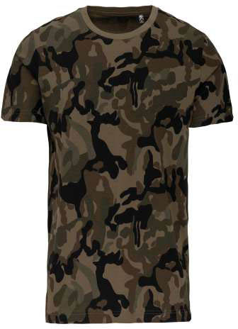 Kariban Men's Short-sleeved Camo T-shirt - 