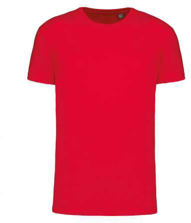 Kariban Organic 190ic Crew Neck T-shirt - Kariban Organic 190ic Crew Neck T-shirt - Cherry Red